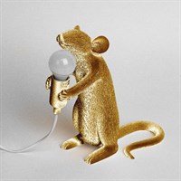 {{photo.Alt || photo.Description || 'Настольная Лампа Мышь Mouse Lamp #1 H25 см Золотая в стиле Seletti'}}