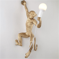 Бра Monkey Wall Lamp Gold правая в стиле Seletti
